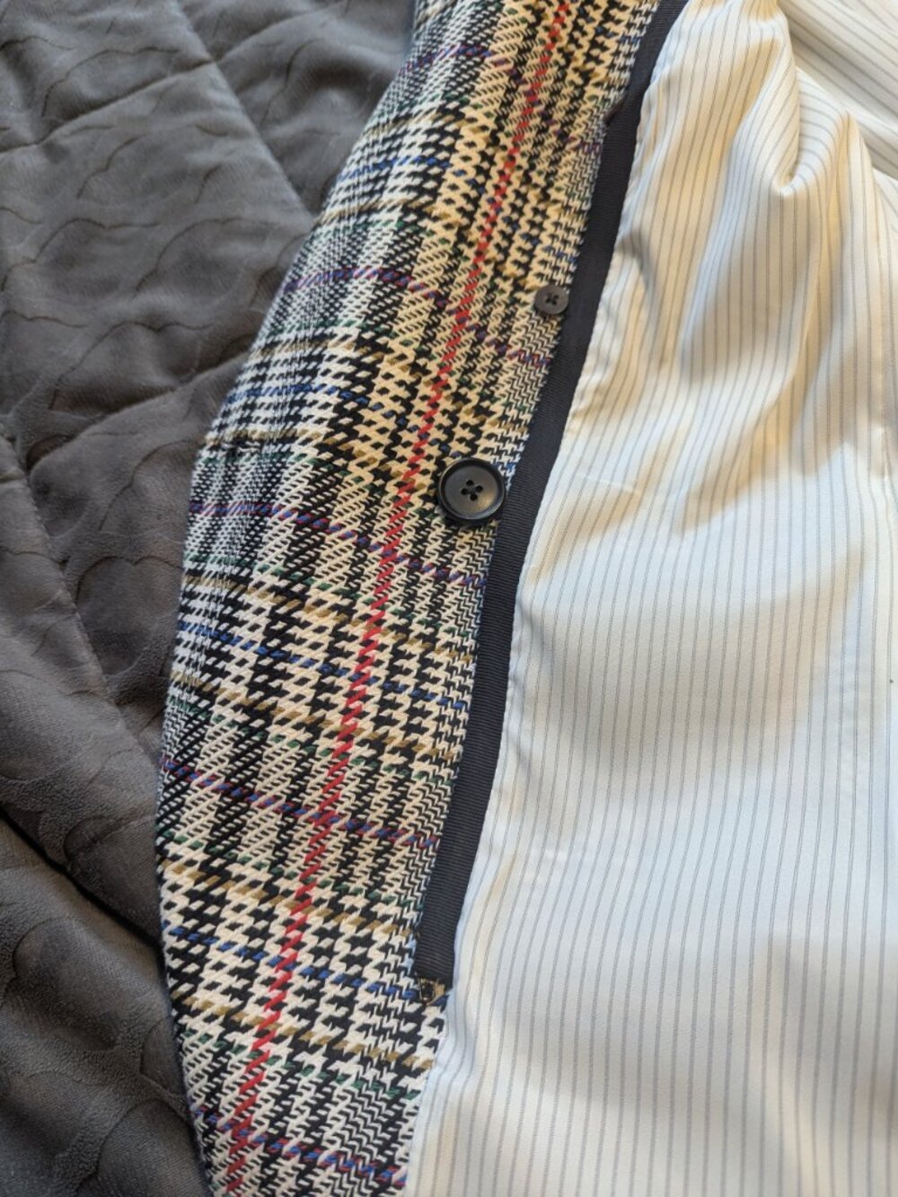NWT Veronica Beard Empire Plaid Dickey Jacket Blazer Skirt Suit Set 6 Red Black - Picture 11 of 11